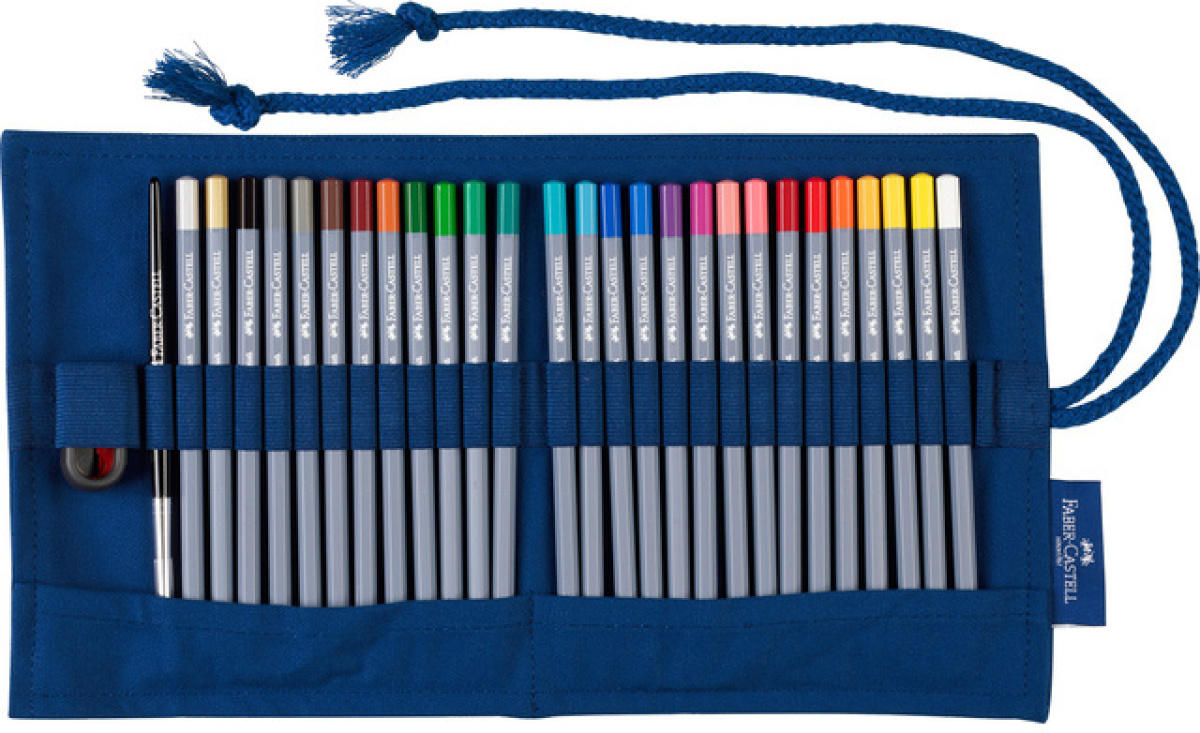 Faber Castell roletui aquarelpotloden Goldfaber katoen 30 delig