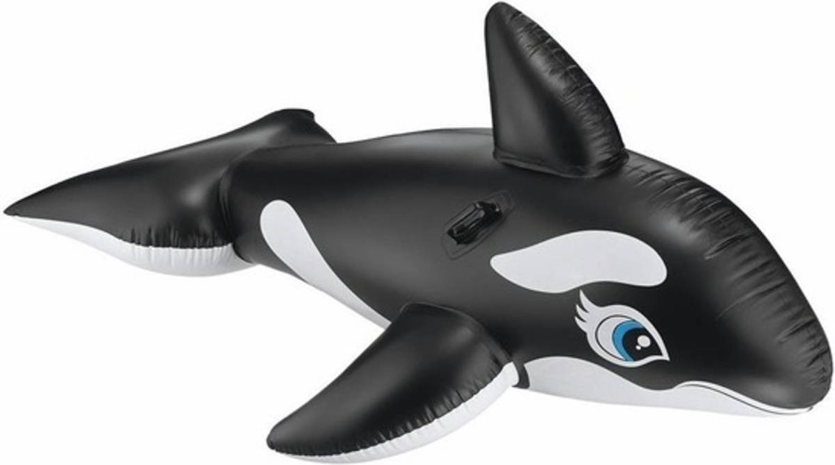 Intex opblaasbare orka zwart 193 x 119 cm