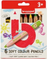 Bruynzeel wasco kleurpotloden 6 stuks