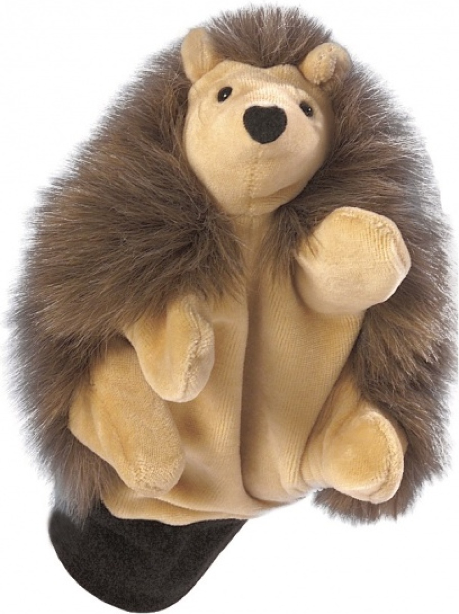 Beleduc handpop egel 22 cm bruin