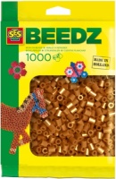 SES Creative strijkkralen Beedz kunststof 1000 stuks bruin