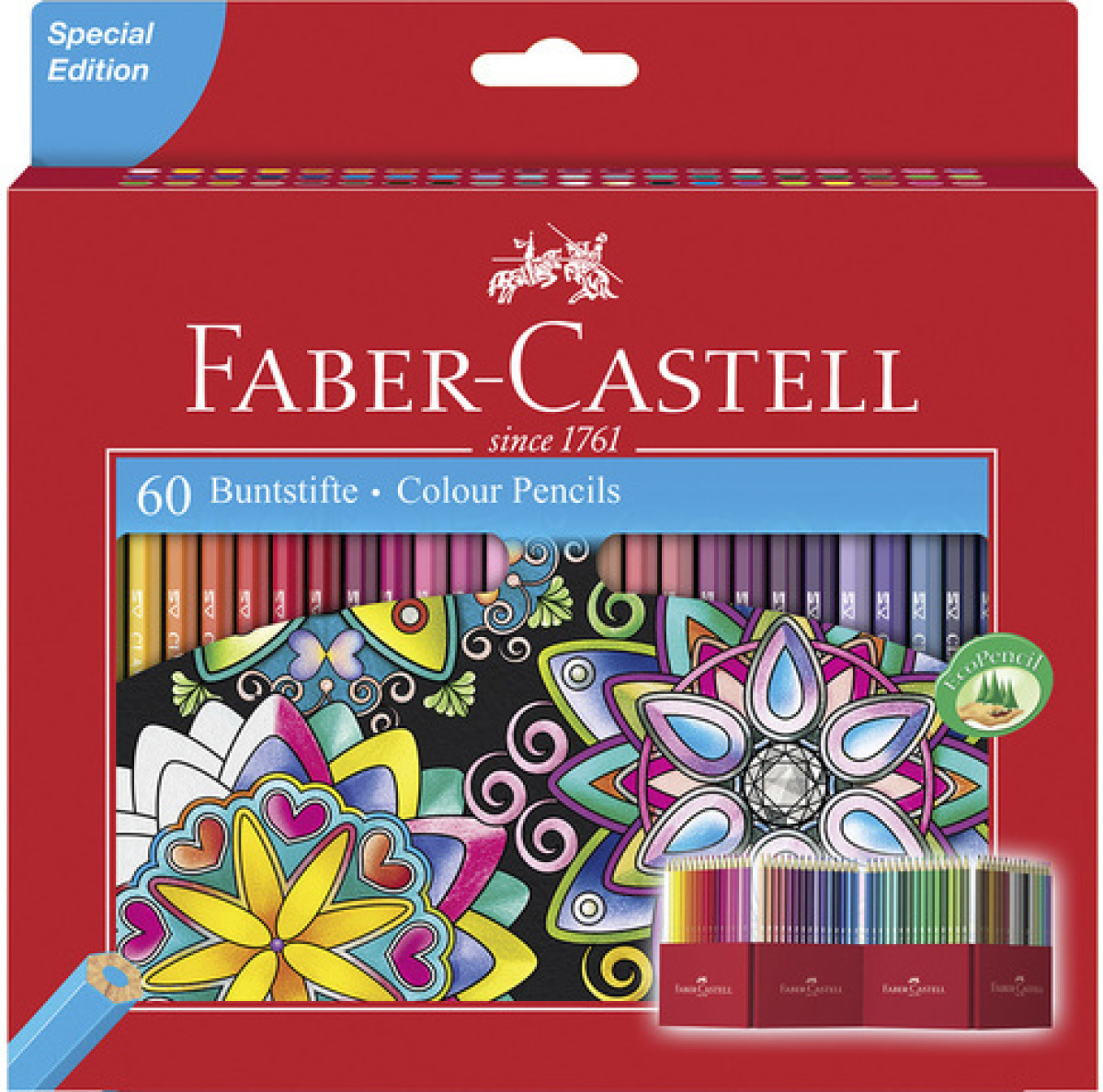 Faber Castell kleurpotloden junior Jumbo 3,3 mm hout 60 stuks