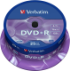 DVD+R Verbatim 16X 25st. Spindle