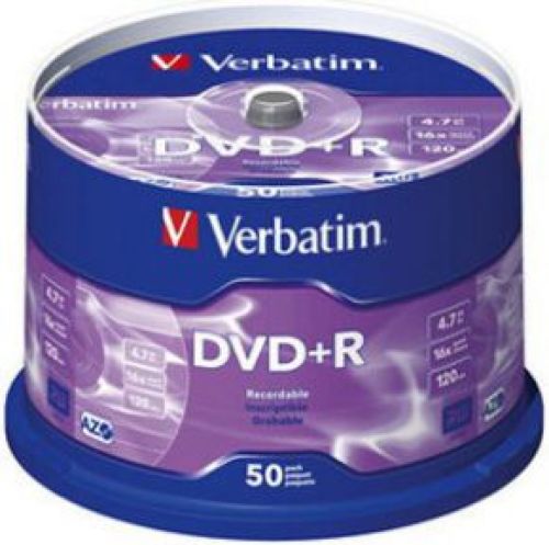 DVD+R Verbatim 16X 50st. Spindle
