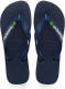 Havaianas Brasil Logo teenslippers donkerblauw