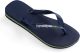 Havaianas Brasil Logo teenslippers donkerblauw