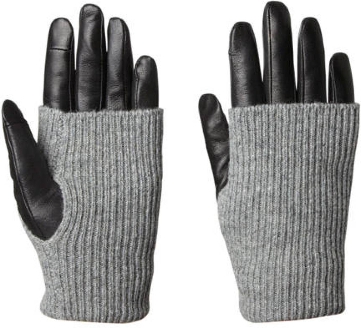 Markberg leren handschoenen zwart