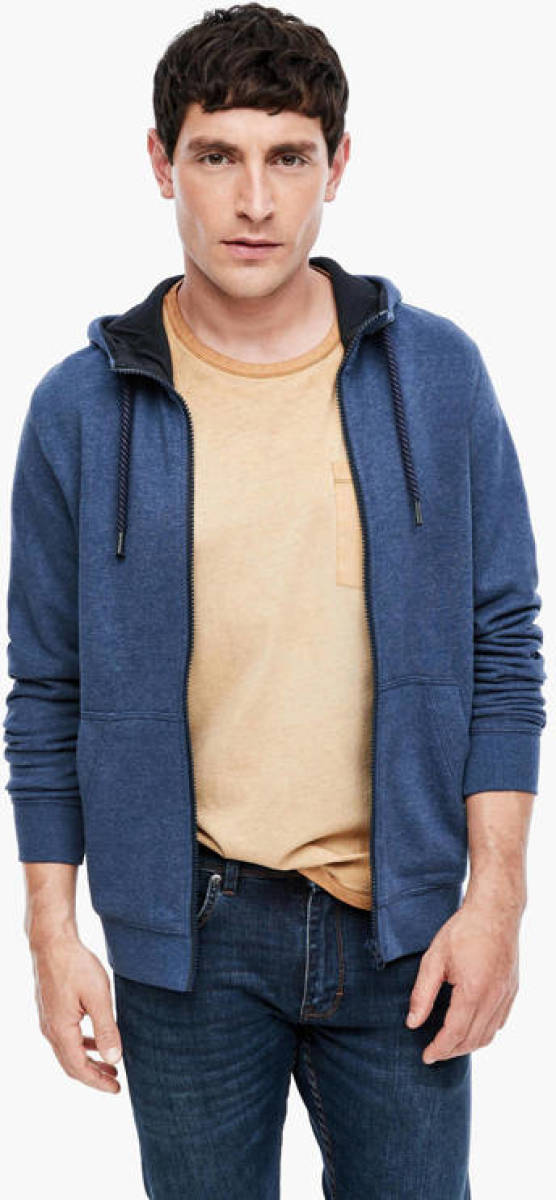 s.Oliver Capuchonsweatvest unikleur