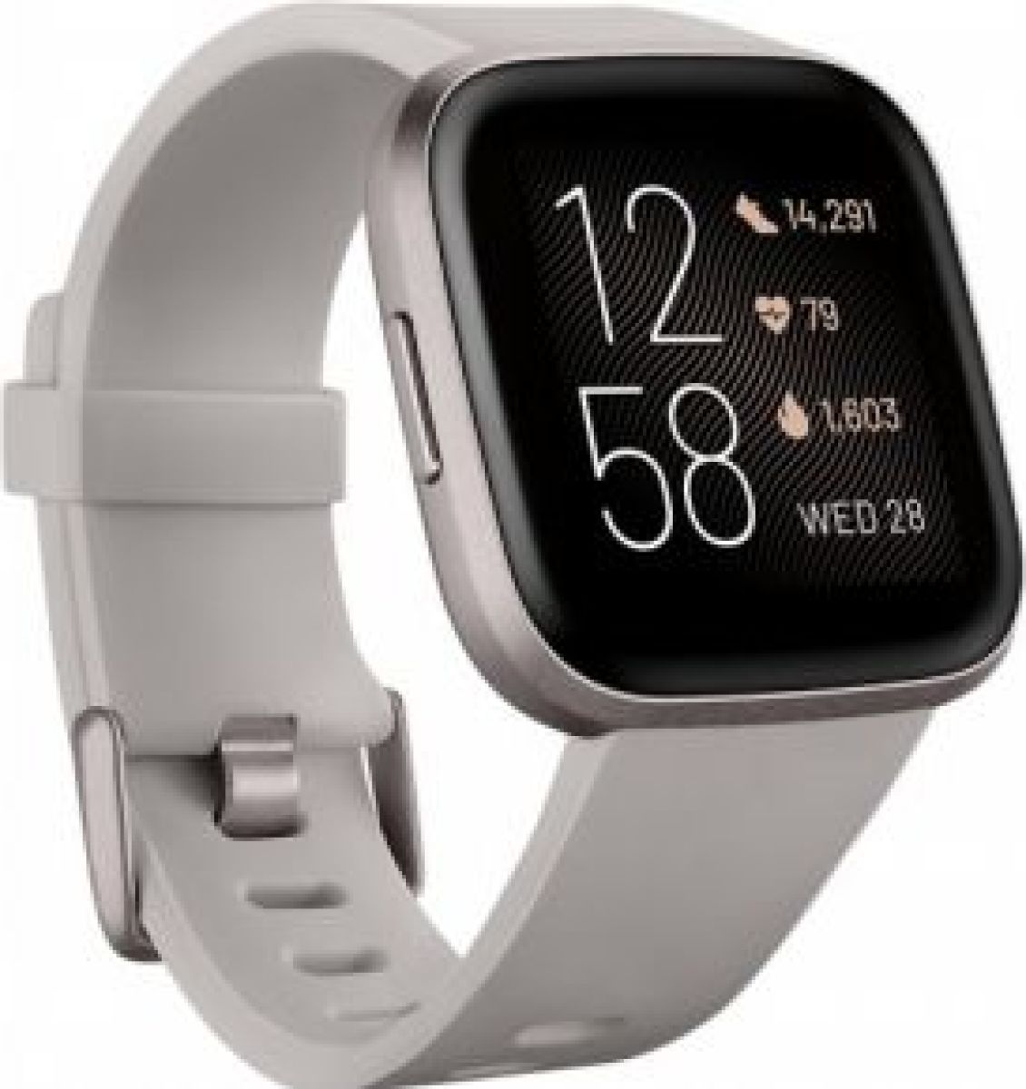 Fitbit Versa 2 smartwatch Grijs AMOLED 3,55 cm (1.4 ) zonder opslag