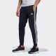 adidas Performance fleece joggingbroek donkerblauw/wit