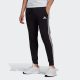 adidas Performance fleece joggingbroek zwart/wit