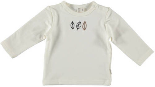 B*E*S*S baby longsleeve met printopdruk ecru