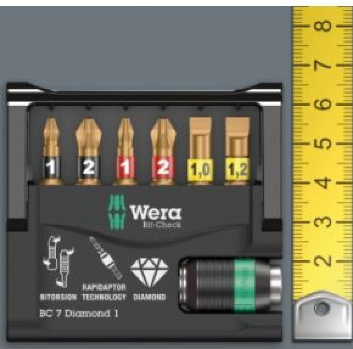 Wera 05057416001 schroevendraaierbit 7 stuk(s)