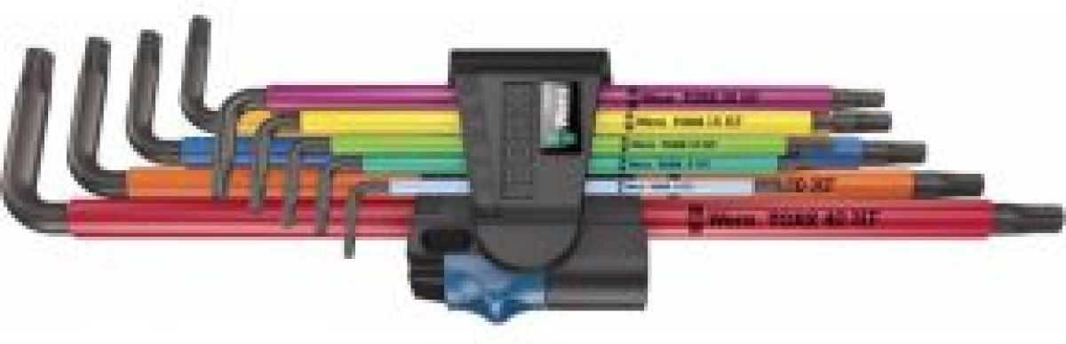 Wera 967/9 TX XL L-shaped hex key set Metrisch 9 stuk(s)