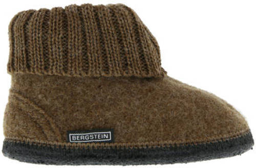 Bergstein Cozy pantoffel bruin kids