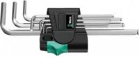 Wera 950/9 Hex-Plus 1 L-shaped hex key set Metrisch 9 stuk(s)