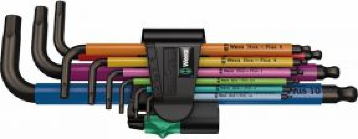 Wera 950 SPKL/9 SM N Multicolor inbussleutelset