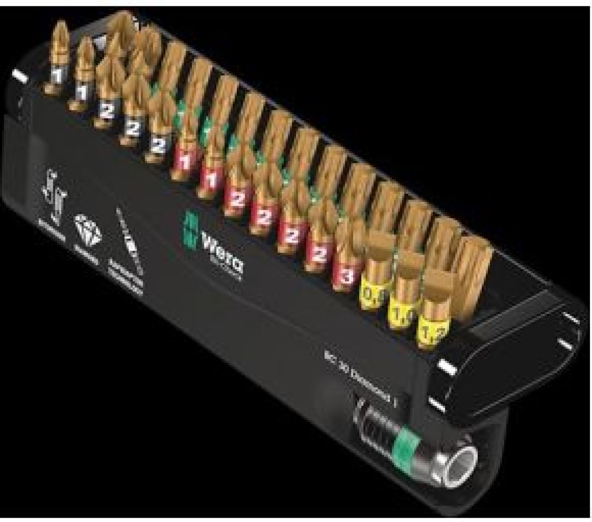 Wera BC 30 Diamond 1 schroevendraaierbit 30 stuk(s)