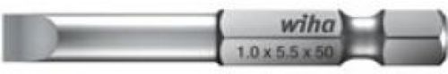 Wiha - Professional Bit Sleufkop 5.5 - 70 mm. Vorm E 6.3 - 7040z