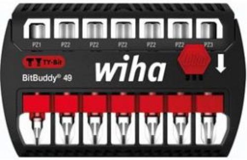Wiha Bitset Bitbuddy® Ty-bit 49 mm Pozidriv 7-delig 1/4 (42099)