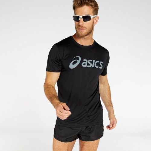 Asics hardloopshirt Core donkergrijs