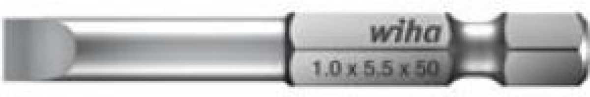 Wiha - Professional Bit Sleufkop 3.5 - 70 mm. Vorm E 6.3 - 7040z