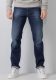 Petrol Industries regular fit jeans RILEY met riem 5802 dark used