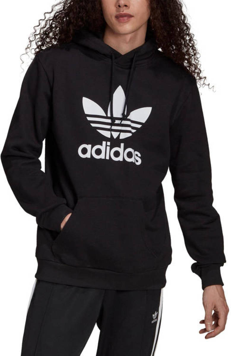 adidas Originals Adicolor hoodie zwart/wit