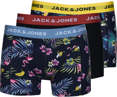 Jack & Jones boxershort JACFLOWER BIRD (set van 3)