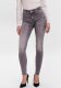 VERO MODA skinny jeans VMPEACH grijs