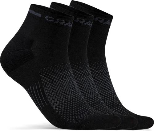 Craft Core Dry Mid sportsokken - set van 3 zwart