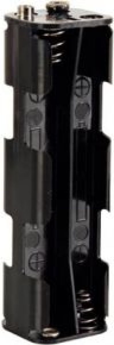 Velleman Batterijhouder Voor 8 X Aa-cel (voor Batterijclips) - [BH382B]