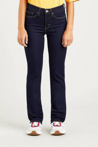 Levi's 314 shaping straight high waist straight fit jeans darkest sky