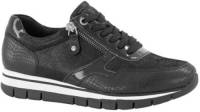 Medicus comfort leren sneakers zwart