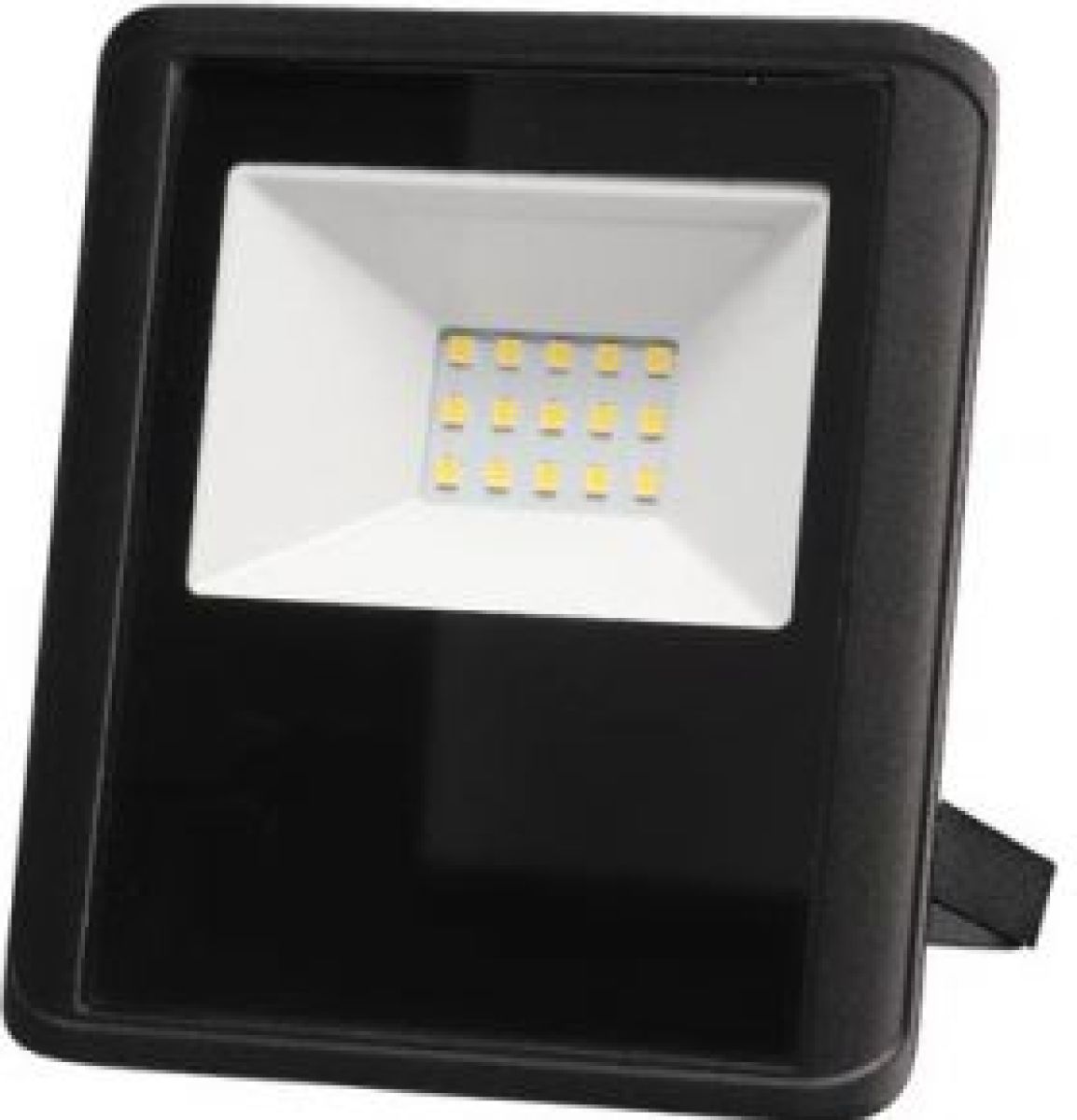 Perel Led-schijnwerper Voor Buitenshuis - 10 W. Neutraalwit - Zwart