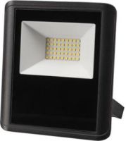 Perel Led-schijnwerper Voor Buitenshuis - 30 W. Neutraalwit - Zwart