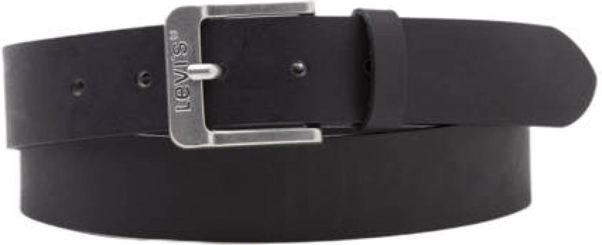 Levi's leren riem Free zwart