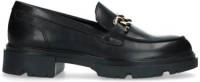 Manfield leren chunky loafers zwart