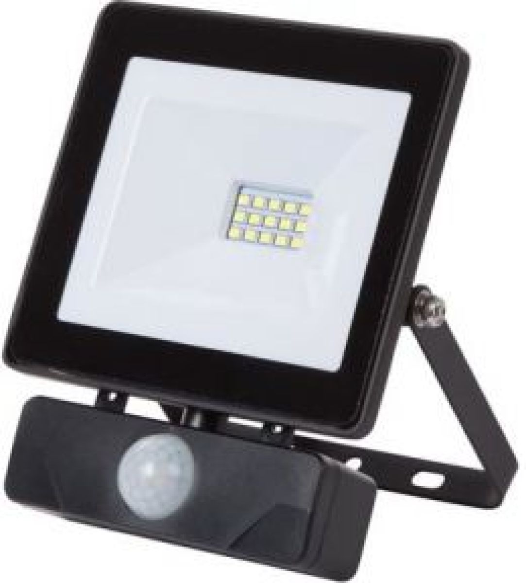 Perel Led-schijnwerper Voor Buitenshuis - 10 W. Neutraalwit - Zwart - Pir
