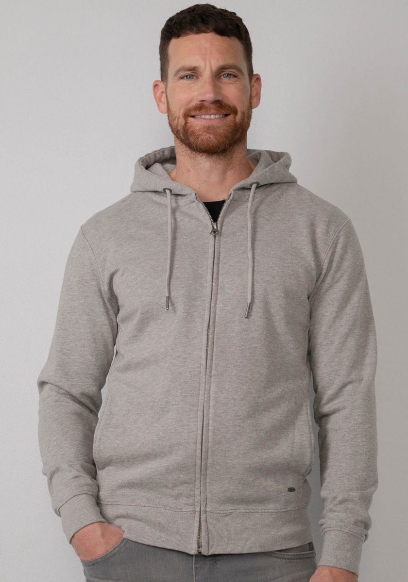 Petrol Industries sweatvest light grey melee