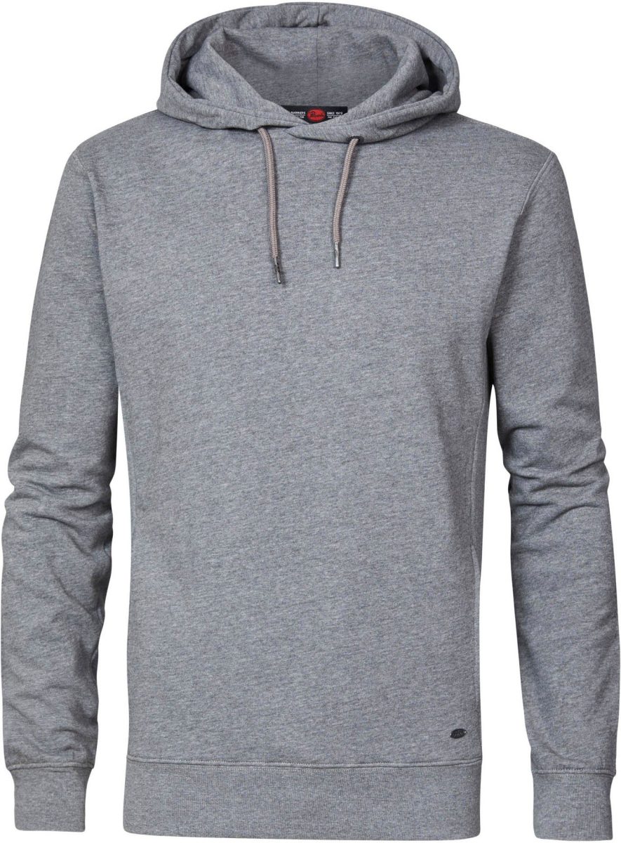 Petrol Industries gemêleerde hoodie light grey melee