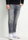 Petrol Industries slim fit jeans Seaham met riem grey