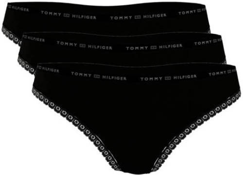 Tommy hilfiger string (set van 3) zwart