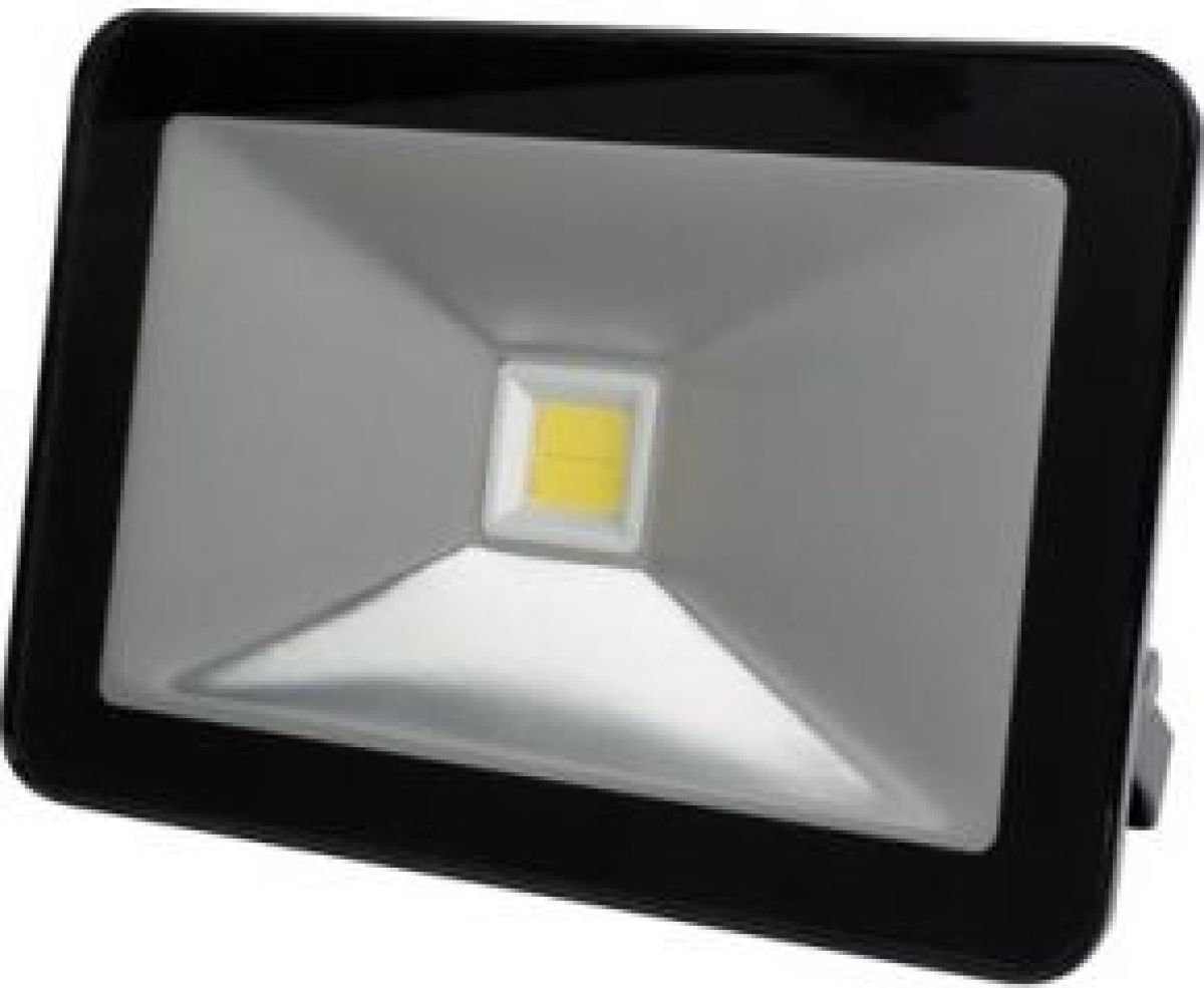 Perel Design Led-schijnwerper - 30 W. Neutraalwit - Zwart