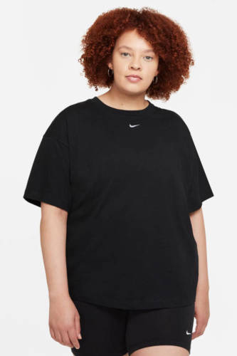 Nike Plus Size sport T-shirt zwart