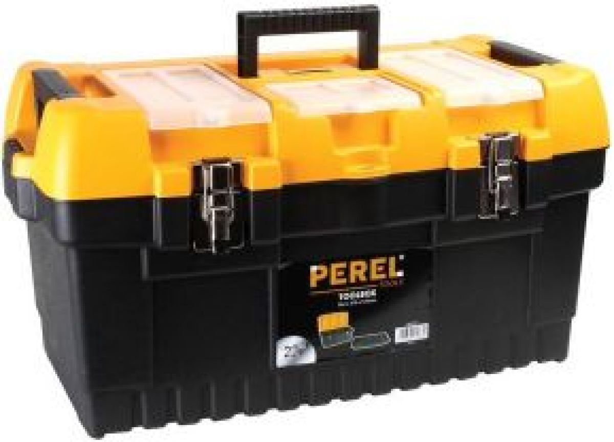 Perel 22  Gereedschapskoffer Met Metalen Sloten