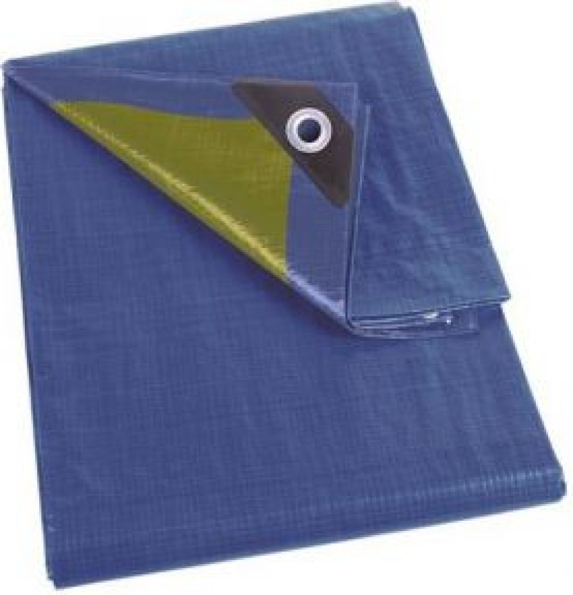 Perel Dekzeil - Blauw/kaki - Sterk - 2 X 3 M