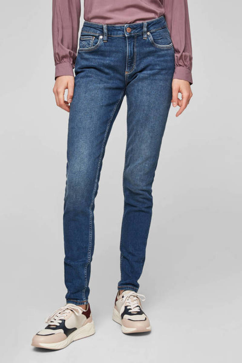 Q/S designed by slim fit jeans dark denim