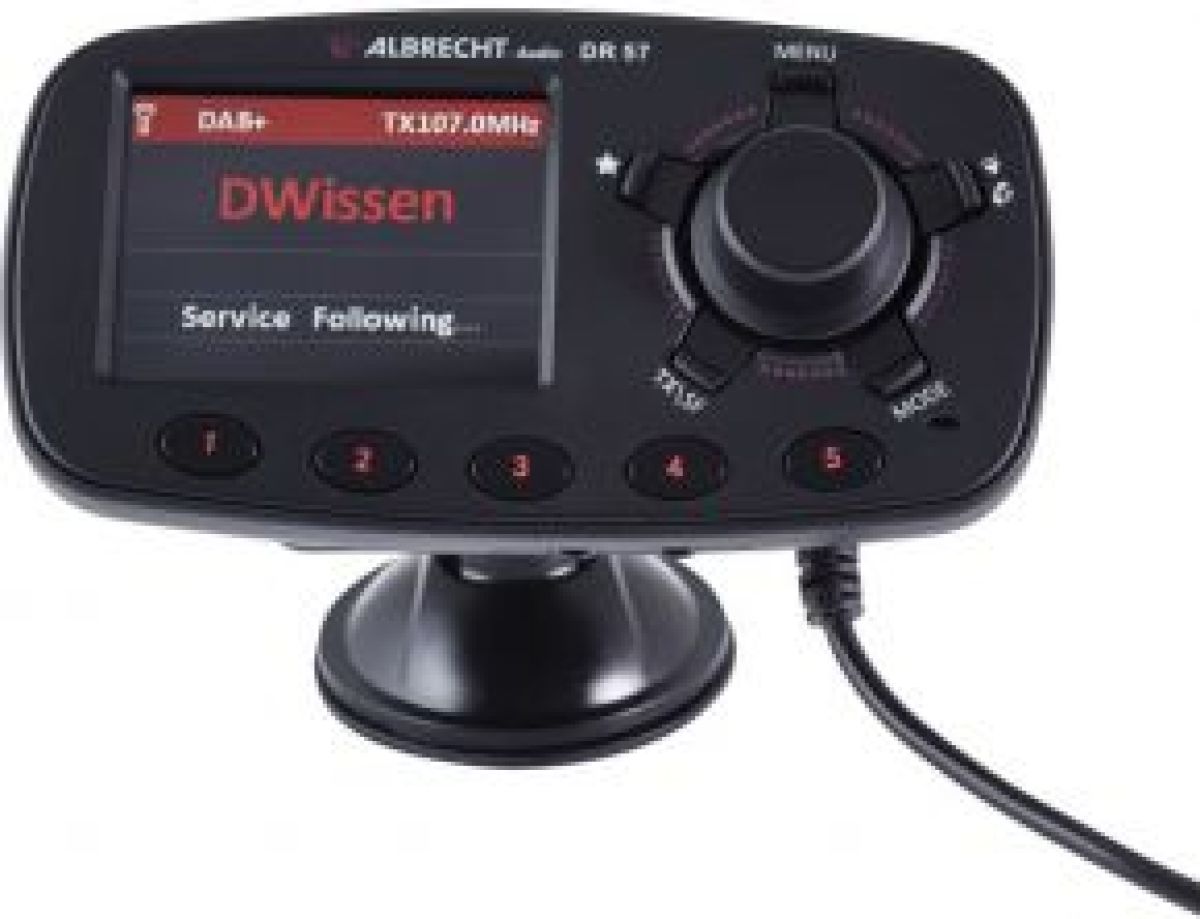 Albrecht DR 57 87.6 - 107.9MHz Bluetooth Zwart FM transmitter