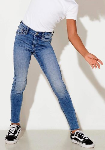 KIDS Only GIRL high waist skinny jeans KONBLUSH light denim